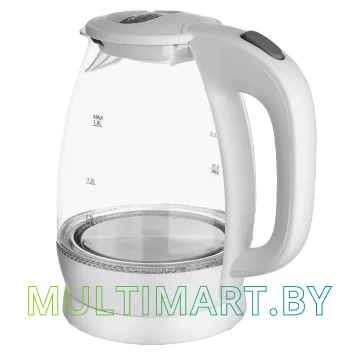 Электрочайник Brevio Glass Kettle BV8008 (белый)